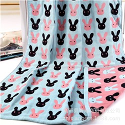 Gauze rabbit, children's bath towel for adults, quick dry, wholesale