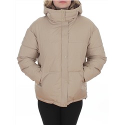 S24-292 BEIGE Куртка зимняя женская (150 гр. холлофайбер)