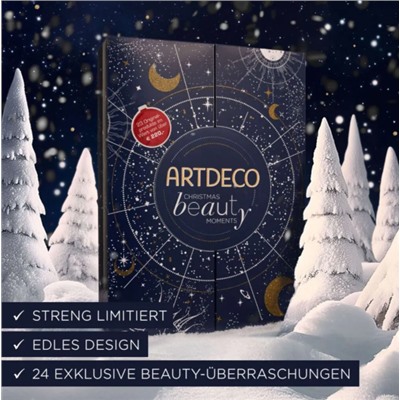 Artdeco  MAKE-UP Christmas Beauty Moments 2025 Adventskalender, Адвент-календарь 2025, 24 бьюти сюрприза