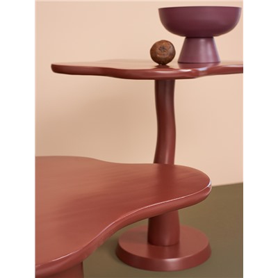 Столик приставной Fluid, 56х49 см, сепия