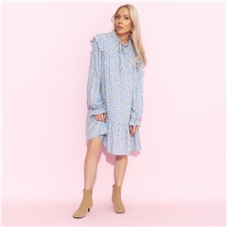 Платье в стиле бохо, Тонкий комплимент (голубое)