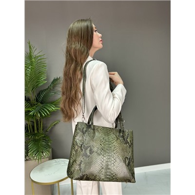 Сумка женская из кожи питона