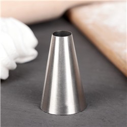 Насадка кондитерская KONFINETTA «Круг», d=3 см, выход 1.1 см, нержавеющая сталь