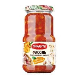 Фасоль по-домашнему с грибами Пиканта 470 г 1/6