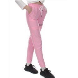 QB65 PINK Брюки спортивные женские (95% хлопок, 5% спандекс)