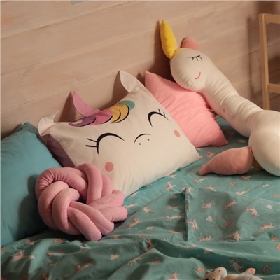 Постельное бельё Этель 1,5 сп Magical unicorn, 143х215 см, 150х214 см, 50х70 см -1 шт, 100% хл, бязь