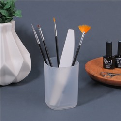 Подставка для хранения STANDART, 7×7×9 см, прозрачная, матовая