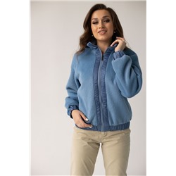 Куртка женская демисезонная 23790 (голубой/тедди)