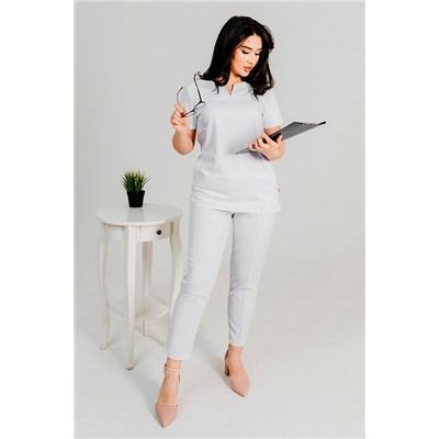 Брюки медицинские женские 1-17-21-0 / Kiara 0 Blanc de blanc