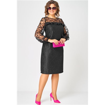 Платье EVA GRANT 7284С графит