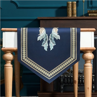 ДОРОЖКА "ЛИСТЬЯ МОРИСА" GOLD STRIPE  45Х300СМ, 100% ХЛОПОК,ТВИЛ C ПРОПИТКОЙ