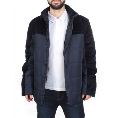J8201B PURPLISH BLUE Куртка мужская зимняя NEW B BEK (150 гр. холлофайбер)