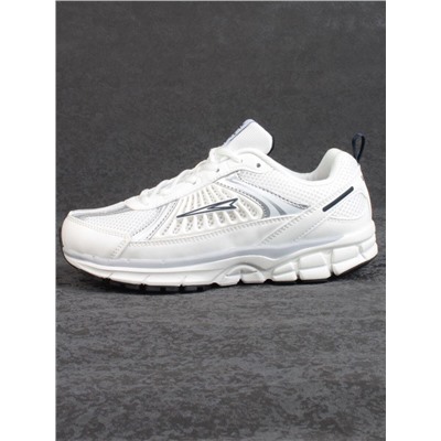 05-P234-2 WHITE/GRAY Кроссовки женские (искусственные материалы, сетка)