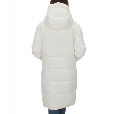 2208 WHITE Пальто зимнее женское Flance Rose (200 гр. холлофайбер)