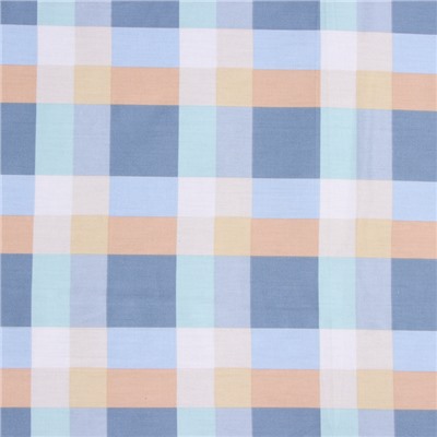 Постельное бельё LoveLife 1,5сп Square blue, 143х215см, 150х225см, 50х70см-2шт, сатин, хлопок 125г/м