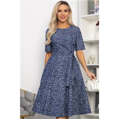 Платье Стиляги (синее) П13741-16М