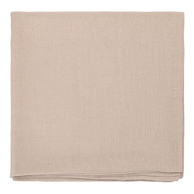 Скатерть из стираного льна бежевого цвета из коллекции Essential, 150х250 см