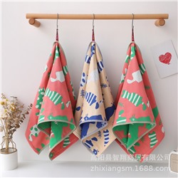 Zhixiang towels three -layer tither Duoji cat gauze cotton cotton noodle tissue soft water absorption face towel factory price wholesale