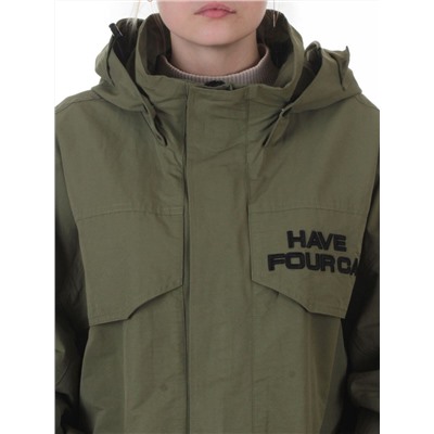 3094 GREEN Куртка демисезонная женская (100 гр. холлофайбер)