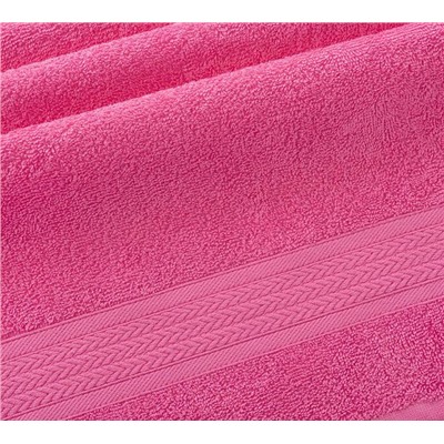 Полотенце махровое Утро ярко-розовый Аиша Текс-Дизайн