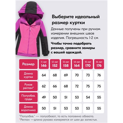 Горнолыжный костюм зимний для девочки розового цвета 9434R