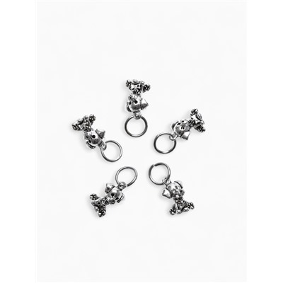 Шарм подвеска «Собака», цвет серебро