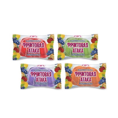 КЗ Мармелад Фруктовая АТАКА 250гр, Рахат