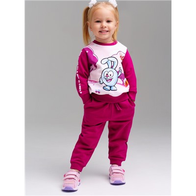 Комплект для девочки: толстовка, брюки