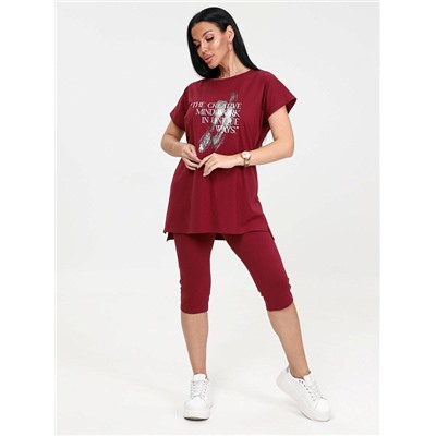 Костюм Эпюр бордовый ИвК