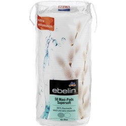 ebelin Maxi-Pads Supersoft Ватные диски супермягкие, 50 шт