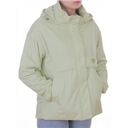 7060 LT. GREEN Куртка демисезонная женская (100 гр. холлофайбер)