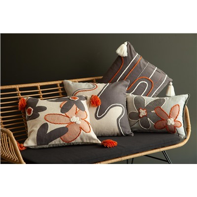 Чехол на подушку Flowing stone из коллекции Ethnic, 45х45 см