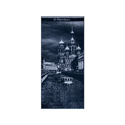 6с102.411ж1 Петербург (т.синий3) Полотенце махровое 67х150см