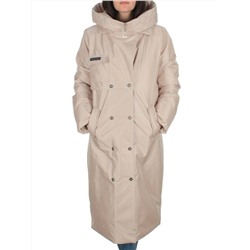 EAC327 LT.BEIGE Пальто зимнее женское (200 гр. холлофайбера)
