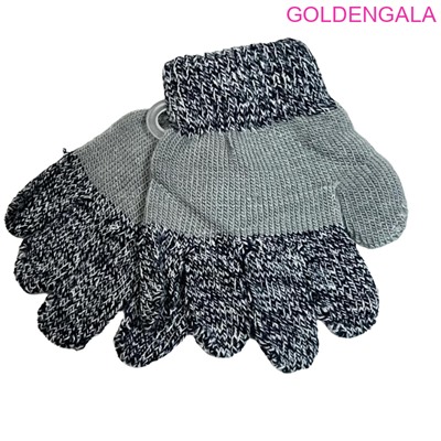 Перчатки для мальчика двойная вязка длина 12 см Арт 3 тип 3