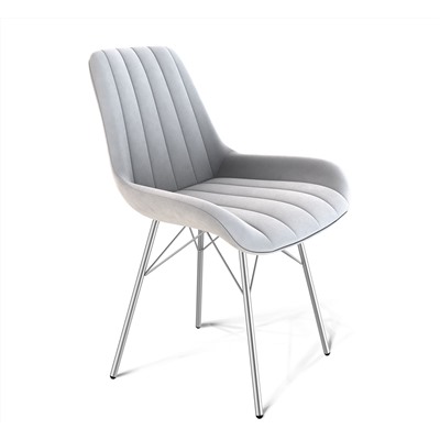 Стул SHT-ST37/S64
                        серое облако / хром лак