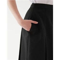 Girls' Permanent Pleats School Skirt (2-16 Yrs)