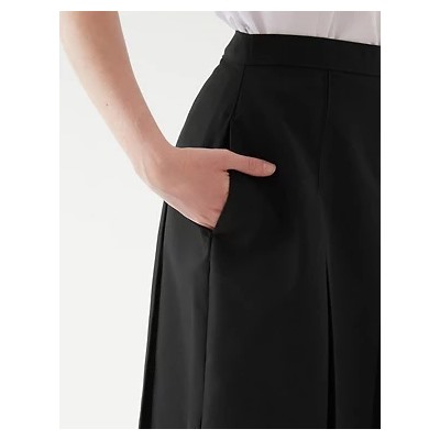 Girls' Permanent Pleats School Skirt (2-16 Yrs)