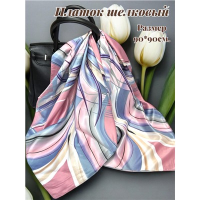 Платок шелковый "Абстракция" Арт 9788/17