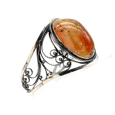 Браслет из сардоникса, 18,5 см.