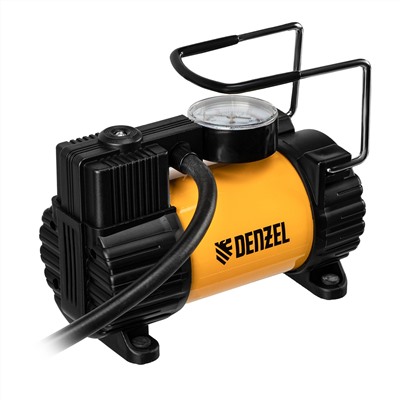 Компрессор автомобильный AC-37, 12 В, 7 атм, 37 л/мин, автомобильный предохранитель Denzel