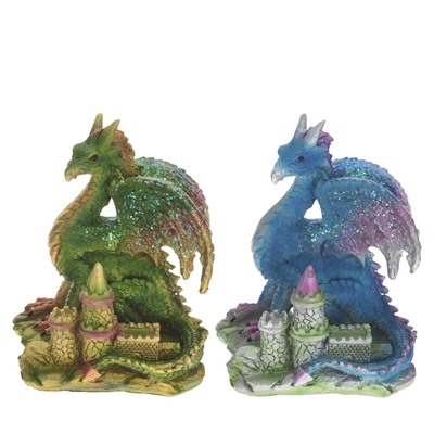Фигурка декоративная "Дракон", L10 W8 H12 см, 2в.