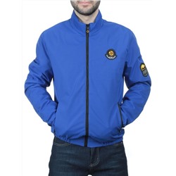 EM25057 BLUE Куртка-бомбер мужская демисезонная (100 гр. синтепон)