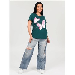 Футболка Поликсена изумрудный ИвК