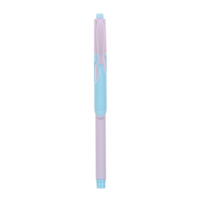 Ручка шариковая первоклассника, ErichKrause ErgoLine Stick&Grip Pastel, 0.5 мм, блистер, синяя