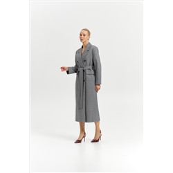 Пальто женское демисезонное 26326 (пепельный/ёлочка)