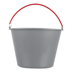 Ведро строительное пластмассовое 16 л, ударопрочное, обрезиненная ручка Matrix