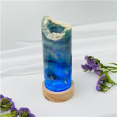 Радуга Самоцветов Лампа из Флюорита