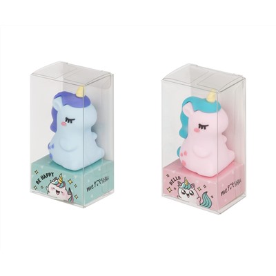 Точилка  MESHU, "Unicorn", 1 отверстие, ассорти
