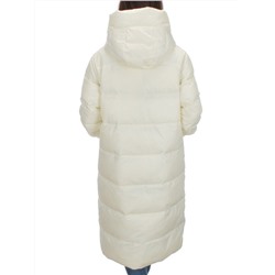 H-2202 WHITE Пальто зимнее женское (200 гр .холлофайбер)